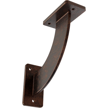 Ekena Millwork Bradford Steel Bracket, Antiqued Copper 2"W x 7"D x 7"H BKTM02X07X07BRACO